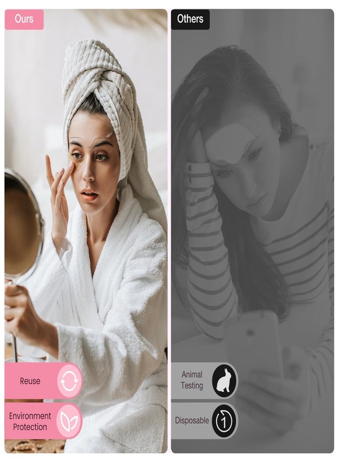 Yargkos 3 Pcs Forehead Wrinkles Patches Reusable, Anti Wrinkle Patch for Fine Lines, Hypoallergenic Wrinkle Remover Mask, Silicone Face Tape for Wrinkle Reducer, Women Facial Kit for Beauty Skincare - Image 5